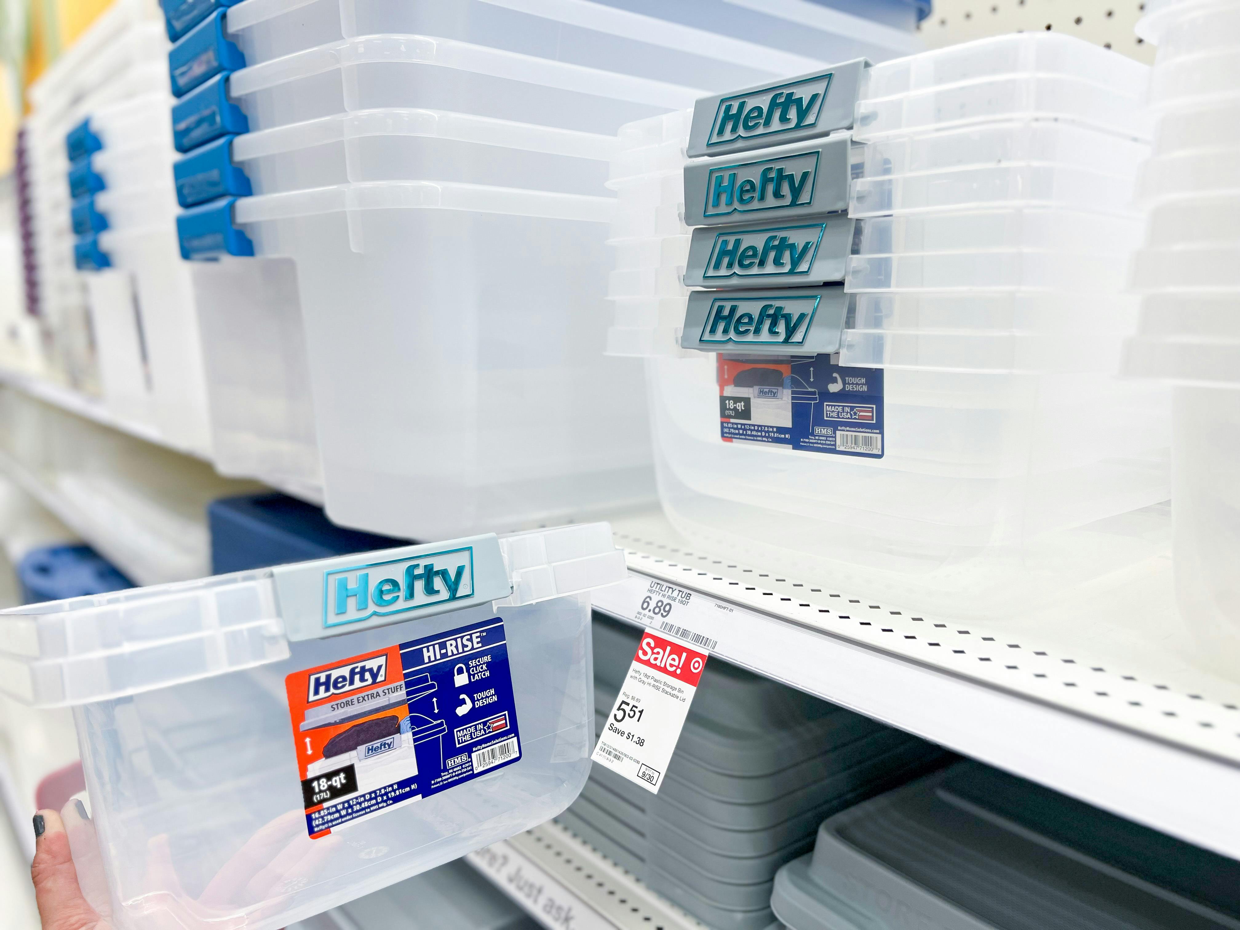 Brightroom Storage Bins, as Low as 4.84, and Hefty Bins, Starting at