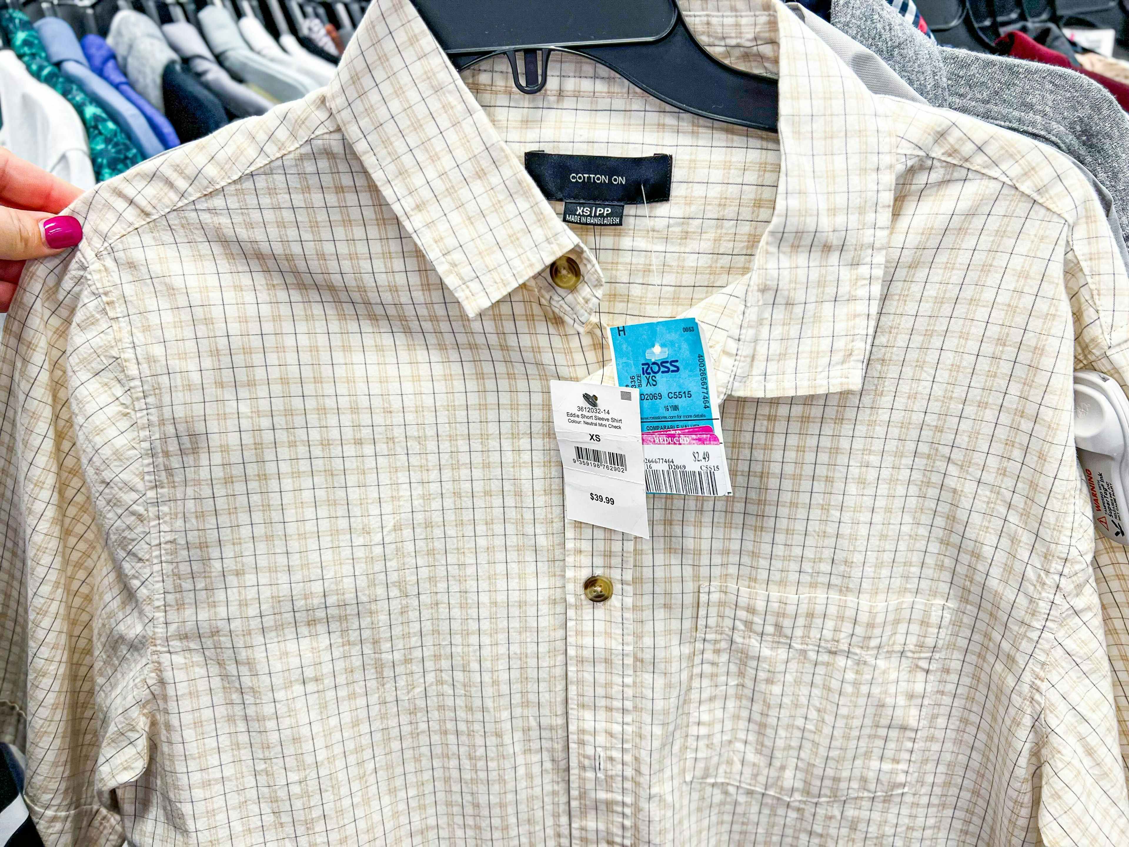 Ross Dress for Less Cotton On Button Down Tee