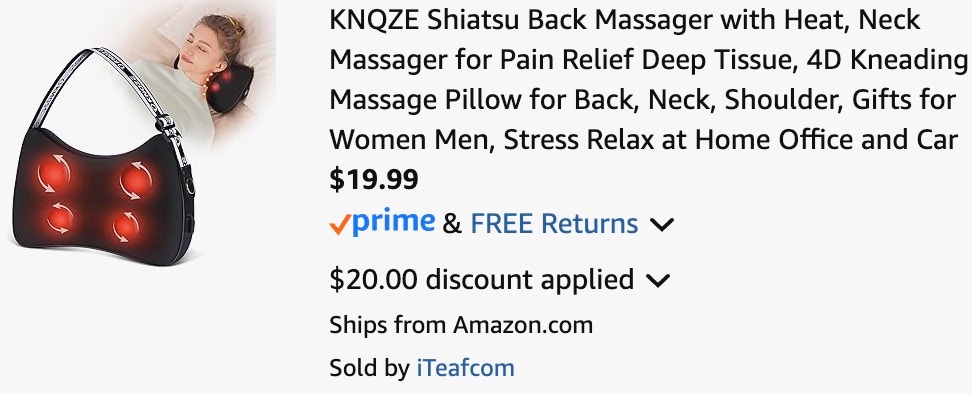 amazon-shiatsu-back-massager-cart
