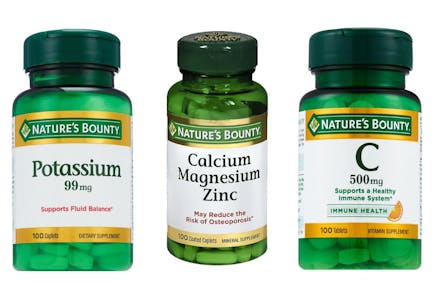 2 Nature's Bounty Vitamins