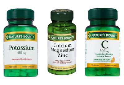 2 Nature's Bounty Vitamins