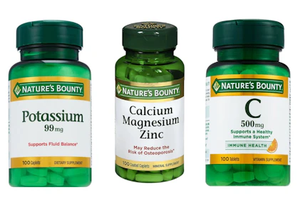 2 Nature's Bounty Vitamins