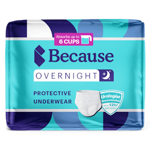 2 Because Overnight Underwear Packs