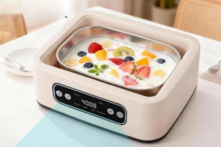 yogurt being made with fruit