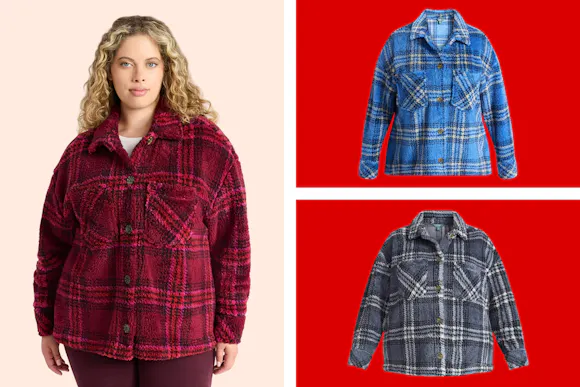 Save Big on This Plus-Size Shacket — Pay as Low as $7.49 at Walmart