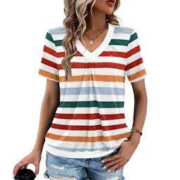 Women's Summer V-Neck Top