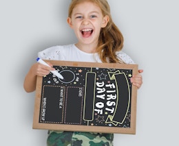  First and Last Day of School Sign 2-Pack, Now $3.99 on Amazon card image