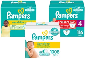 Pampers Diapers and Wipes