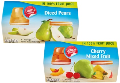Lunch Buddies Fruit Cups in Juice