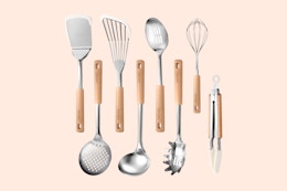 8-Piece Carote Stainless Steel Utensil Set, Only $9.99 on Amazon card image