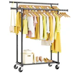 Double Rods Clothes Rack