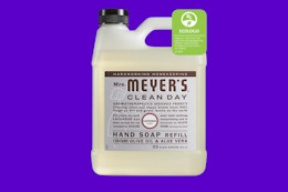 a bottle of hand soap