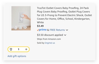 TrusTot Outlet Covers Baby Proofing