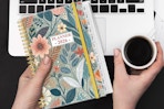 a 2026 planner on a laptop