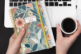 a 2026 planner on a laptop