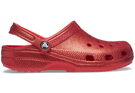 Crocs Adult Classic Glitter Clogs
