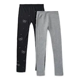 Kids' Seamless Fleece Leggings 2-Pack