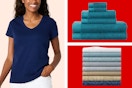 JCPenney Flash Sale: $5 Towels, $13 Sheets, $6 Womens' Tees, and More card image