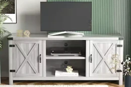 Farmhouse TV Stand Home Depot May 2026