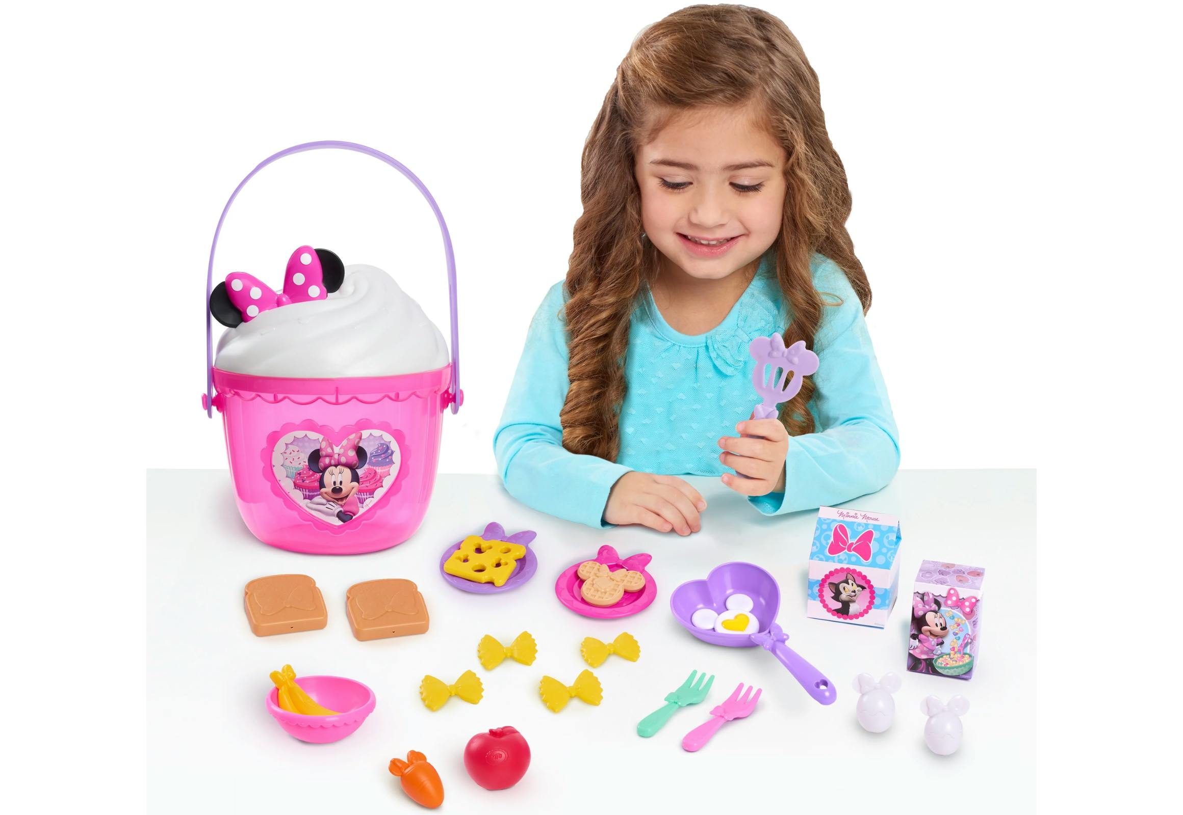 Minnie Mouse Food Bucket Set