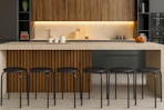 ChatGPT created image of the Forclover stool 6-pack in home setting