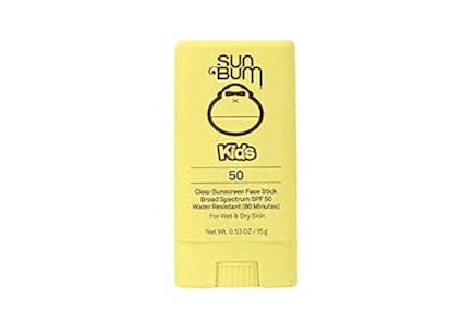 2 Sun Bum Kids Sunscreen Face Sticks