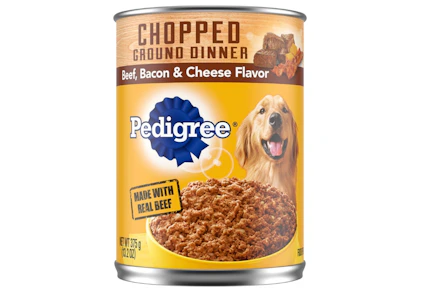 3 Pedigree Wet Dog Food Cans