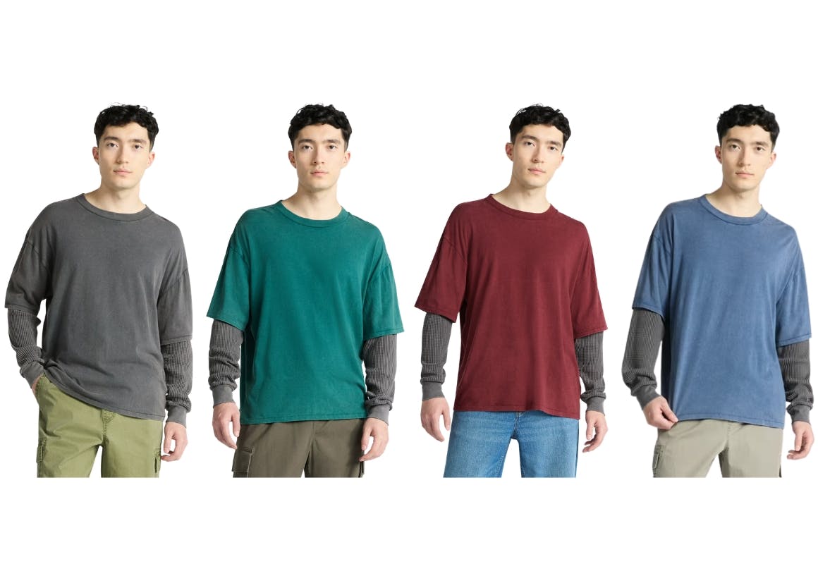 No Boundaries Men's Layered Tee