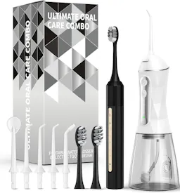 Water Flosser and Toothbrush Combo