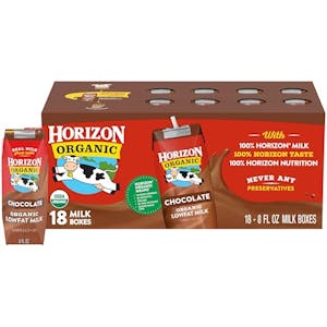 Horizon Organic Chocolate Milk 18-Pack