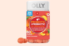 a container of orange vitamins 