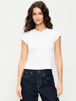 Old Navy Snug High V-Neck T-Shirt