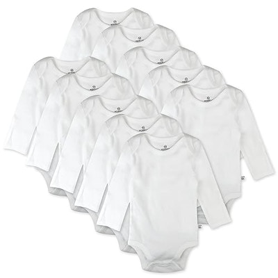 Kids' Long Sleeve Bodysuits, 10 ct