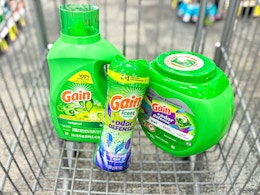 gain laundry products in a cvs cart