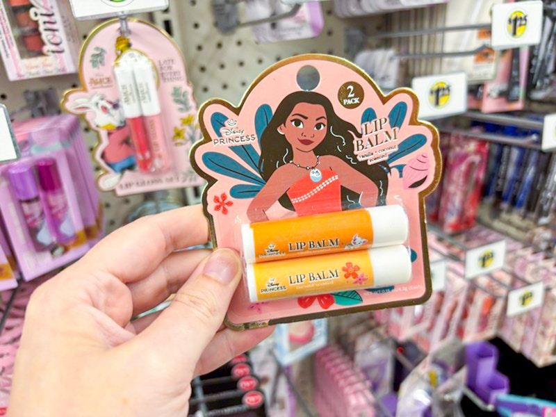 dollar tree disney princess lip balm