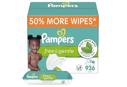 3 Pampers Baby Wipe 12-Packs