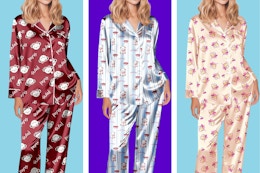 Women's Silk Satin Pajama Set