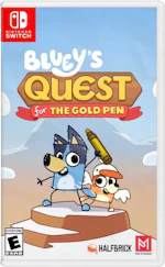Bluey's Quest for The Gold Pen