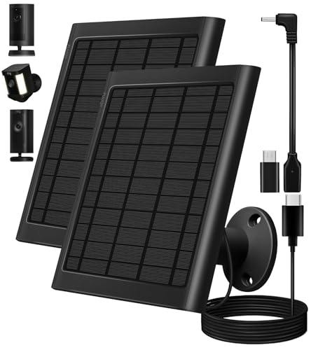 Solar Panel for Ring Cameras 2-Pack