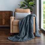 Chunky Knit Throw Blanket
