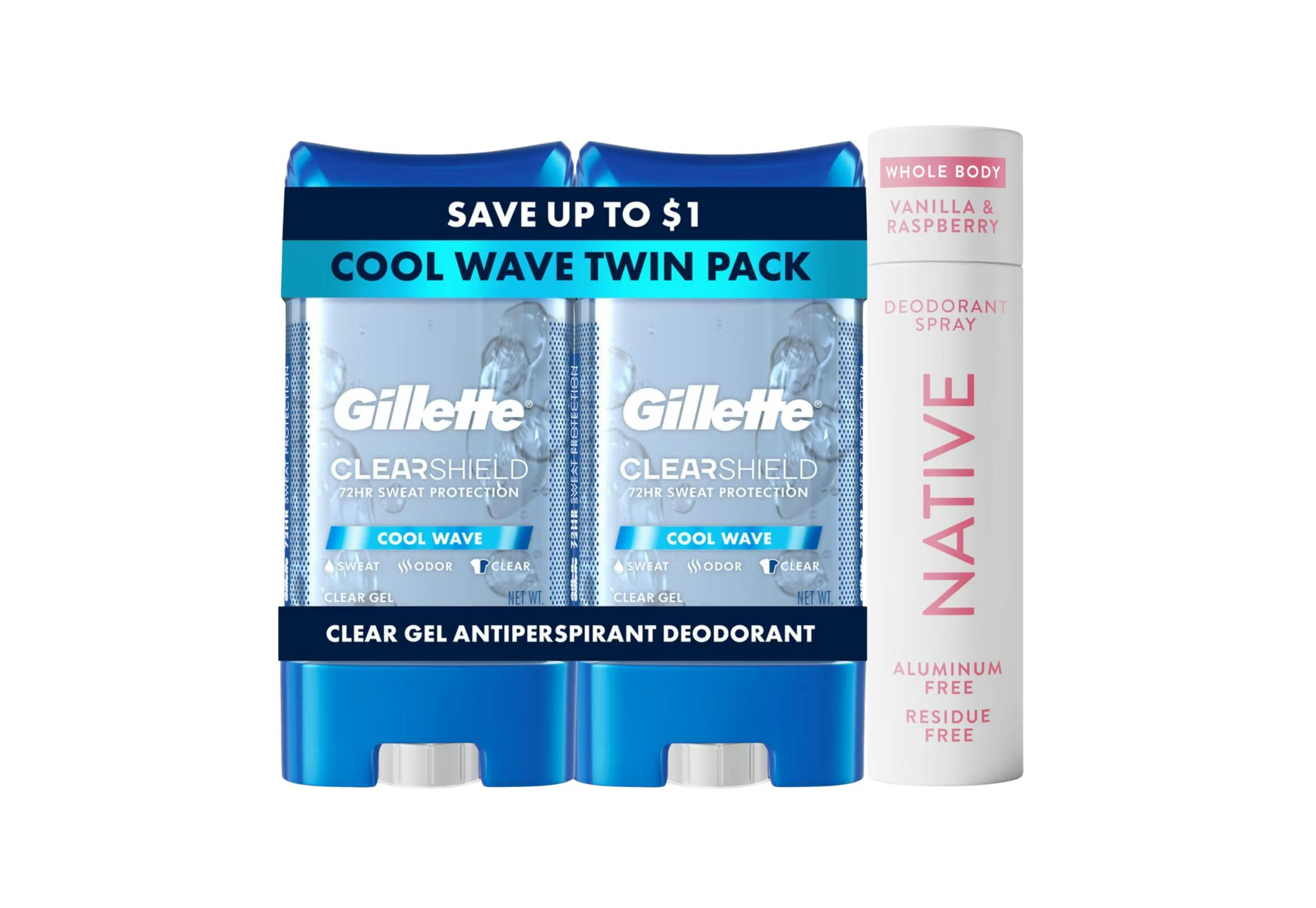 3 Personal Care Items