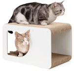 Cardboard Cat Scratcher House