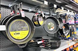 Lodge Seasoned Cast Iron Skillets on Rollback, as Low as $10 at Walmart card image