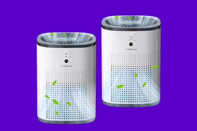 Get 2 Air Purifiers for Just $55.99 on Amazon (Reg. $90) card image
