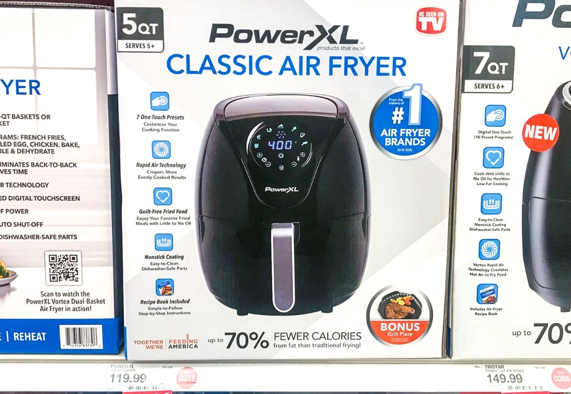 PowerXL Vortex 5Quart Classic Air Fryer, 29 Shipped at Tanga (Reg. 100) The Krazy Coupon Lady