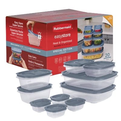 Rubbermaid Easy Store Container Set