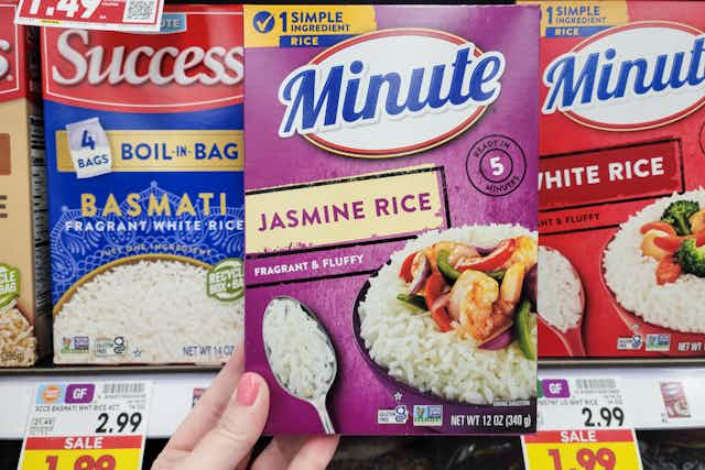 Minute Rice, Only $1.49 With Kroger Digital Coupon card image
