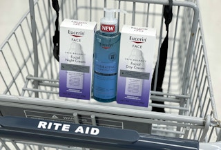 eucerin face products in rite aid cart