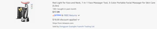 Amazon Light Therapy Face Massager 2026 2