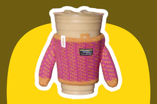 Dunkin- L.L.Bean Birdseye Sweater Cup Sleeve